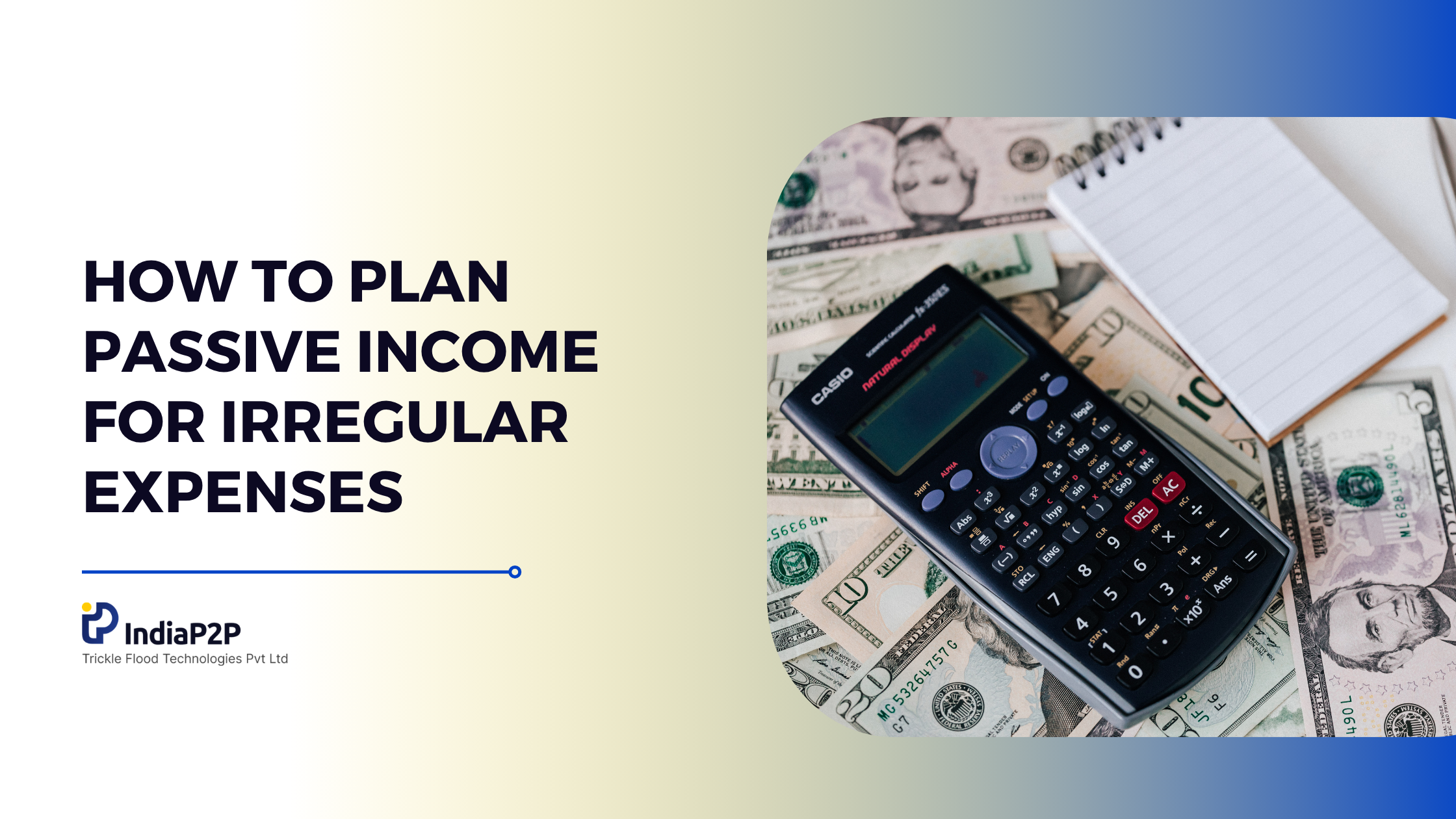How to Plan Passive Income for Irregular Expenses