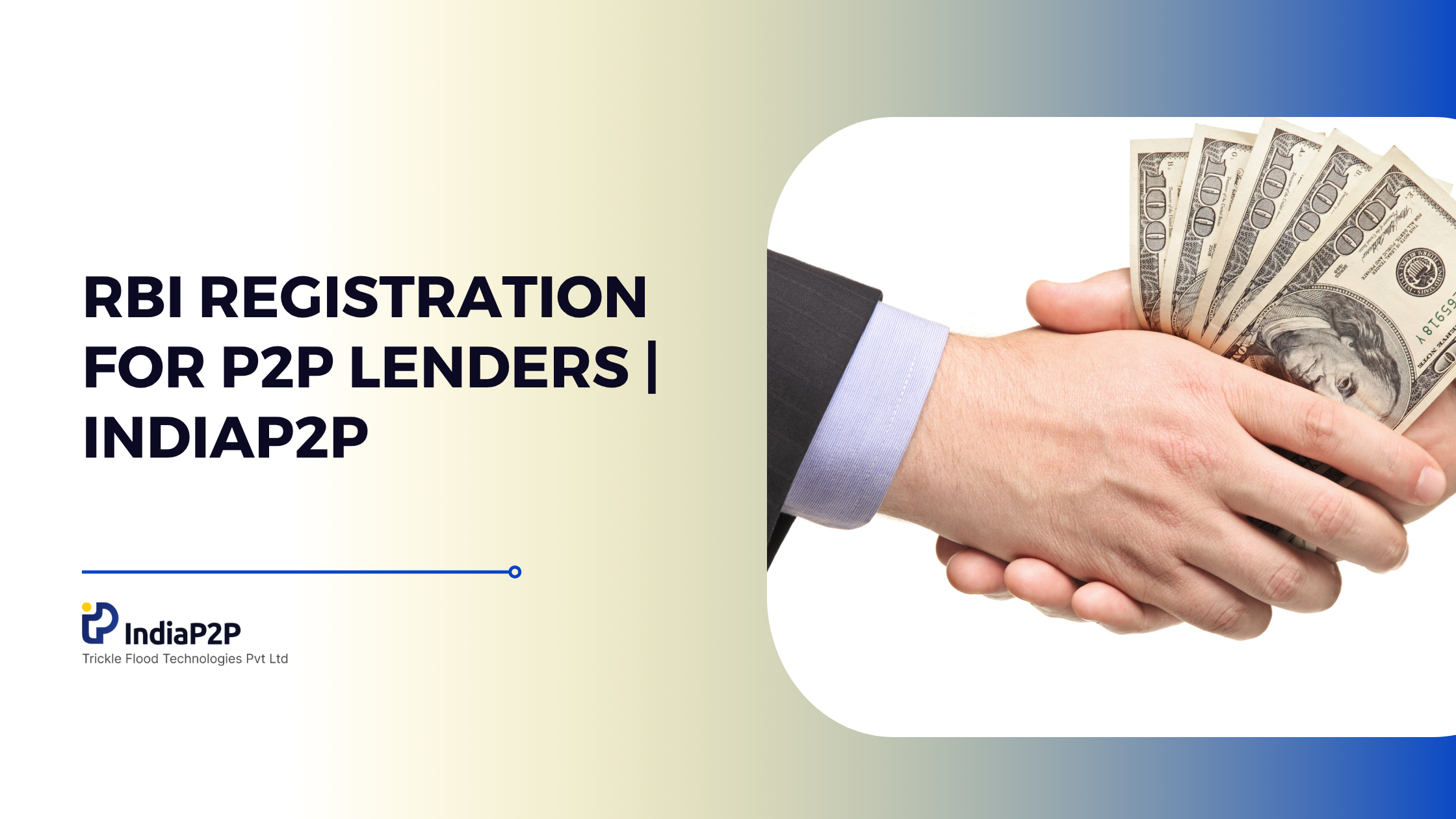 RBI Registration for P2P Lenders | IndiaP2P